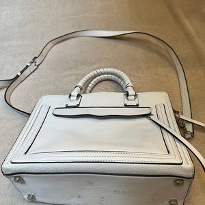 Beautiful gray cross body bag.